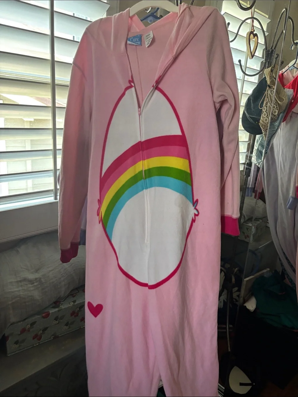 Brand Pink Rainbow Hooded Kids Onesie Sleep Sack